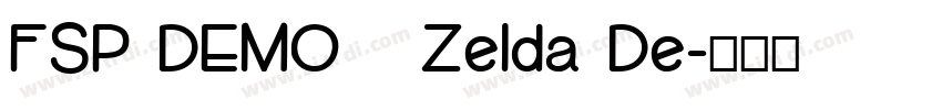 FSP DEMO   Zelda De字体转换